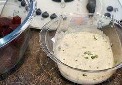 Yogurt and Chive Sauce magimix