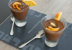 Chocolate mousse with orange zest thermomix