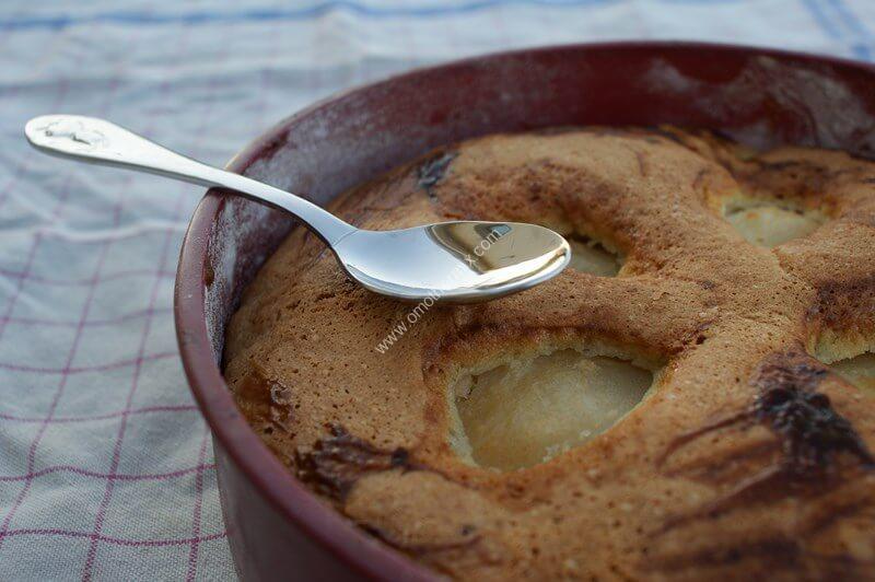 Large picture of salted butter and pear cake thermomix