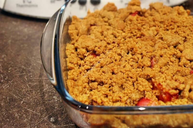 Image grande un crumble de fraises magimix