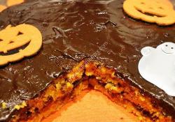 Gateau carotte, chocolat d'Halloween magimix